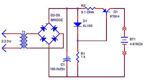 Зарядное устройство (зарядка) для шуруповерта и его схемы